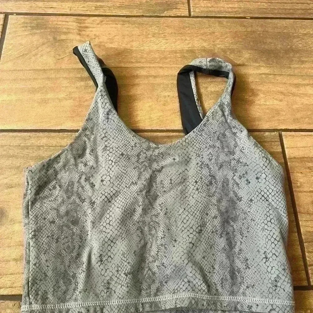 Varley Python Grey Print Tank Top Small - Picture 3 of 3